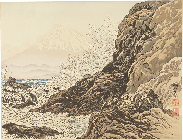 Jokata Kaiseki “Chigogafuchi in Enoshima and Mount Fuji”