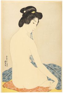 橋口五葉「浴後之女」