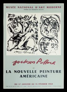ジャクソン・ポロック「ジャクソン・ポロックと新しいアメリカの画家展ポスター
」