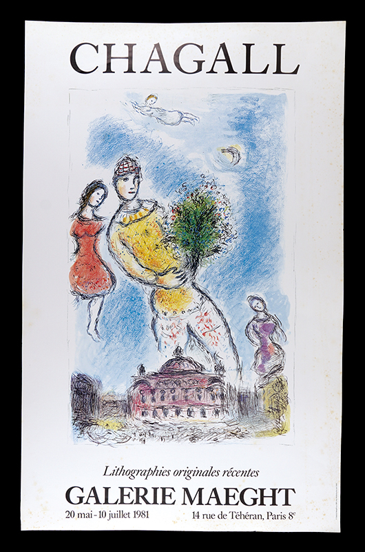 Marc Chagall “Chagall lithographies originales recentes”