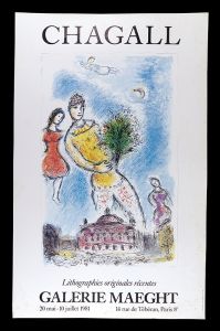 Marc Chagall / Chagall lithographies originales recentes