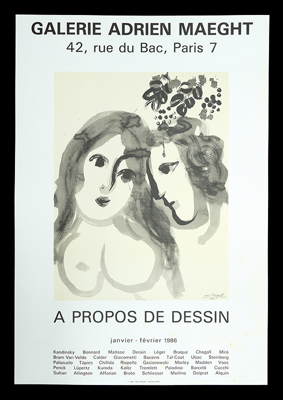 Marc Chagall “A PROPOS DE DESSIN”
