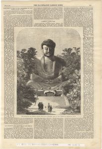 Unknown / The Daiboodh of Kamakura from the February 25, 1865 issue of the Illustrated London News