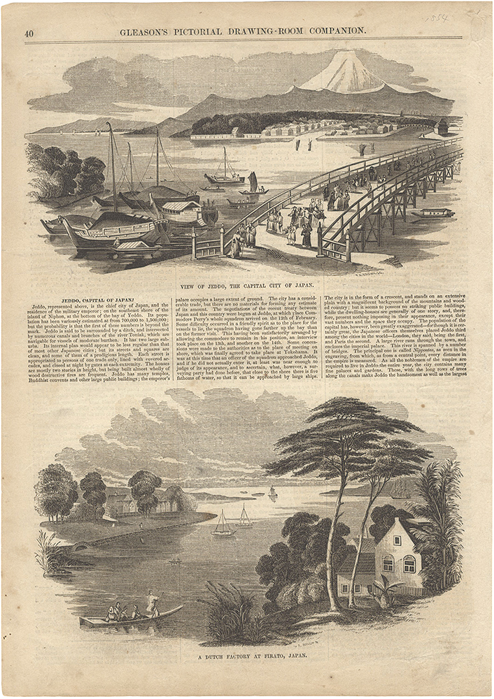 S. E. Brown “A Page from the year 1854 issue of Gleason's Pictorial Drawing-Room Companion”