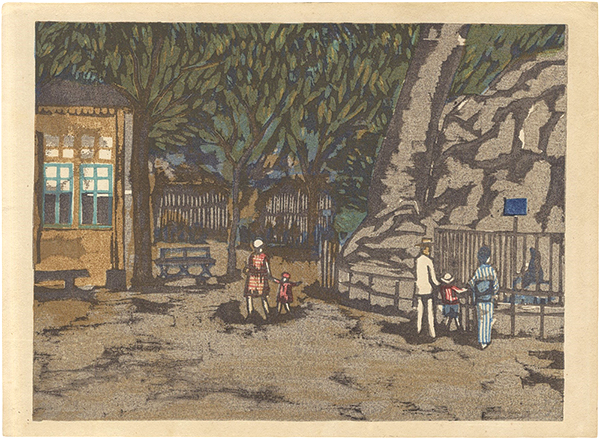 Onchi Koshiro “Recollections of Tokyo / Ueno Zoo”