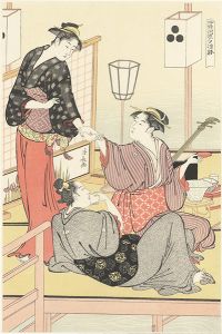 四條河原夕涼躰（中図）【復刻版】