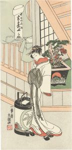 Buncho / The Courtesan Handayu  of Naka-Ogiya【Reproduction】 [中あふきや内半太夫【復刻版】]
