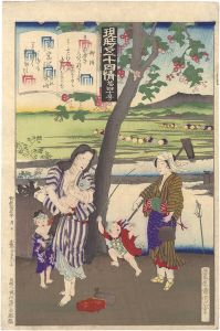 国周「現時五十四情　第四十号 御法」
