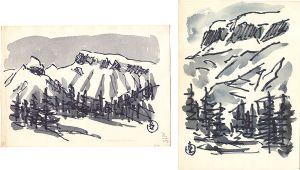 Sakamoto Naoyuki / Sketch Mt.Teine wall/Mt.Teine wall and Kame-iwa