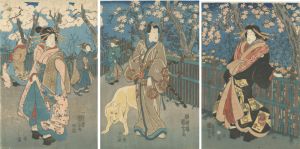 Kuniyoshi / Koi no Sayaate [恋の鞘当て]