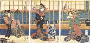 貞秀「新吉原仮宅之図」