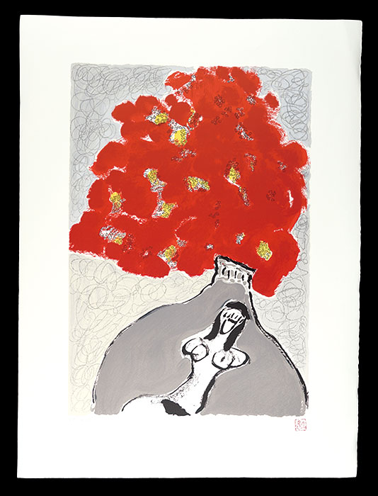 Migishi Setsuko “Le Bouquet Rouge”