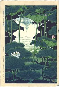 蓮のかげ-不忍池