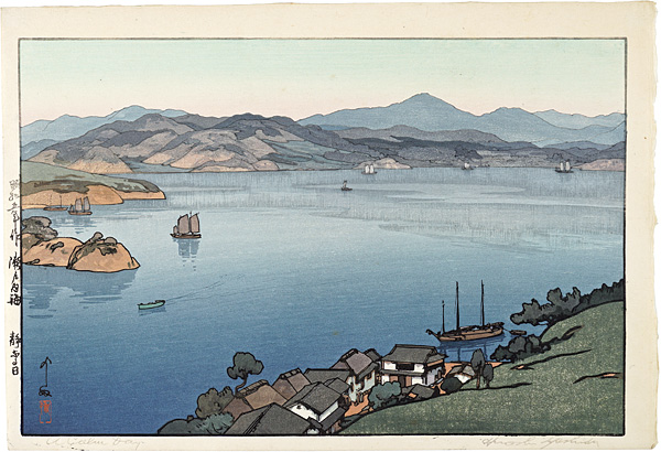 Yoshida Hiroshi “The Inland Sea Series-Second Series / A Calm Day”