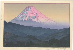 Yoshida Toshi / Mt. Fuji from Nagaoka, Morning