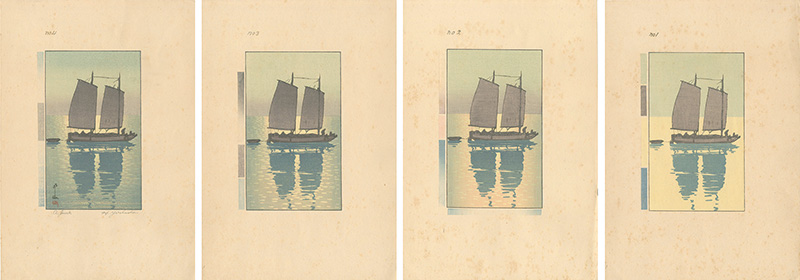 Yoshida Hiroshi “A Junk (from "Japanese Wood-Block Printing")”