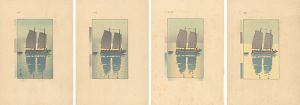A Junk (from "Japanese Wood-Block Printing")