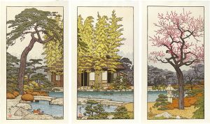 Yoshida Toshi / Pine, Bamboo and Plum