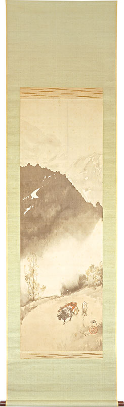 Yoshida Hiroshi “Landscape with an Ox (tentative title)”