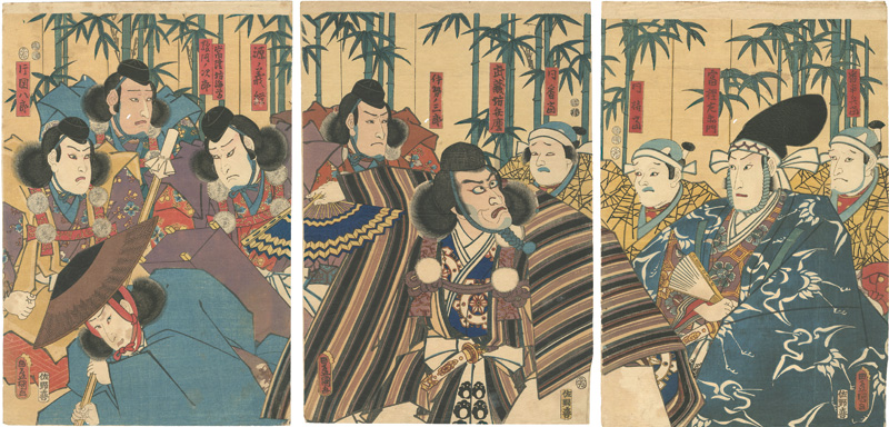豊国三代「勧進帳」