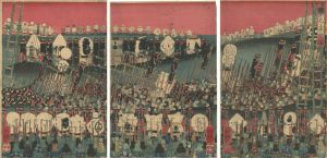 芳艶「江戸ノ花子供遊の図」