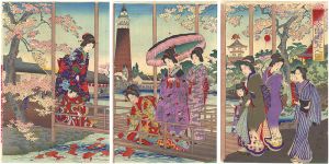 Chikanobu / Enjoying the Asakusa Park [浅草公園遊覧之図]
