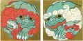 Lion head　Parent and child : A......