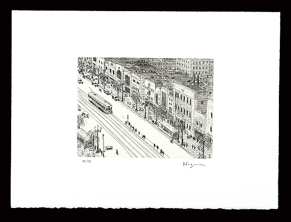 Kazama Kan “Nostalgic Ginza neighborhood / Ginza 5-chome”