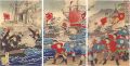 日清旅順口攻戦大勝利之図