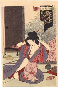 Yoshitoshi / Woman in nightwear【Reproduction】 [寝巻姿の美人【復刻版】]