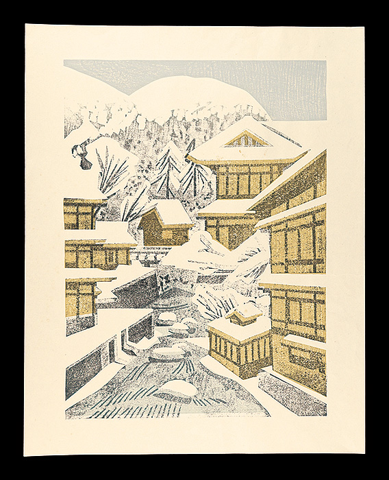 Maekawa Senpan “Higashiyama Hot Springs”