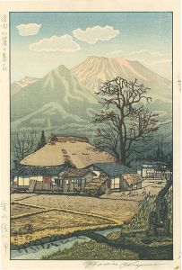 浅間山麓の農家