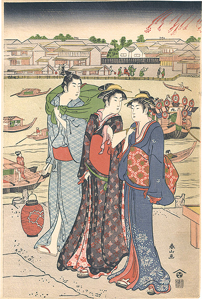 Shunzan “Night Scene of the Sumida River【Reproduction】”