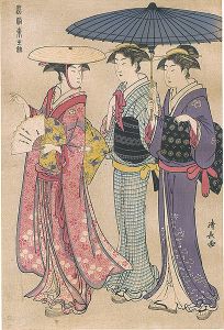 風俗東之錦　武家の娘と侍女二人【復刻版】
