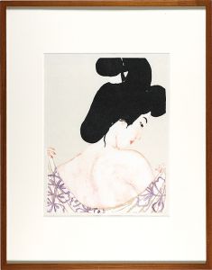 Onchi Koshiro / Eight Beauties of Modern Times / After The Bath