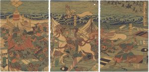 芳員「川中島大合戦の図」