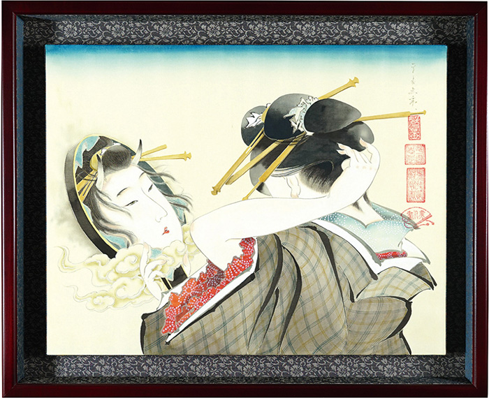 平良志季「美人と雲外鏡」