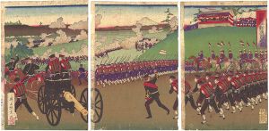 安治（探景）「対抗運動演習之図」