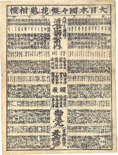 作者不詳「大日本国々繁花見立相撲」