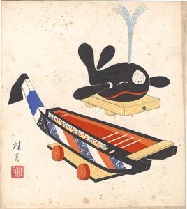Shimizu Keigetsu / Shikishi Paper Board: Dolls