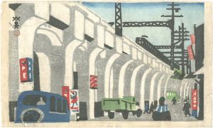 Kawanishi Hide / Scenes of Kobe #15 The Overhead-Line