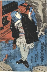 Kunisada I / Kabuki Play: Sugawara-ryu Kanagaki Soga [菅原流国字曽我]