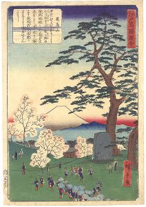 広重二代「江戸名勝図会　飛鳥山」