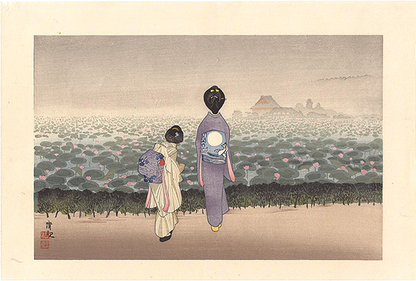 Kiyochika “Morning View of Shinobazu Benten Shrine【Reproduction】”