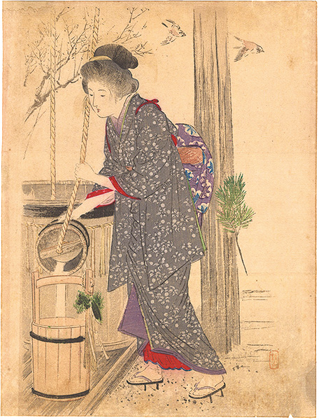 武内桂舟「木版口絵」