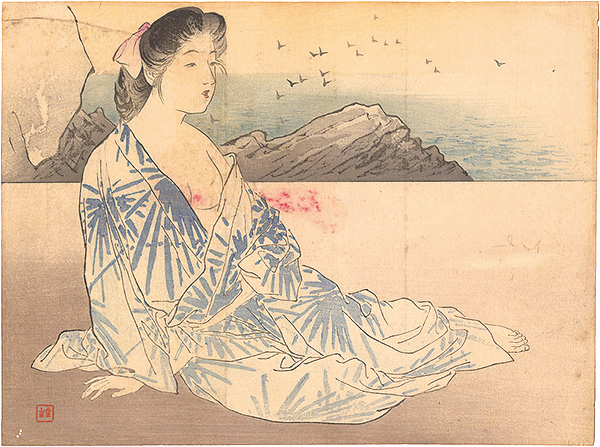 梶田半古「木版口絵」