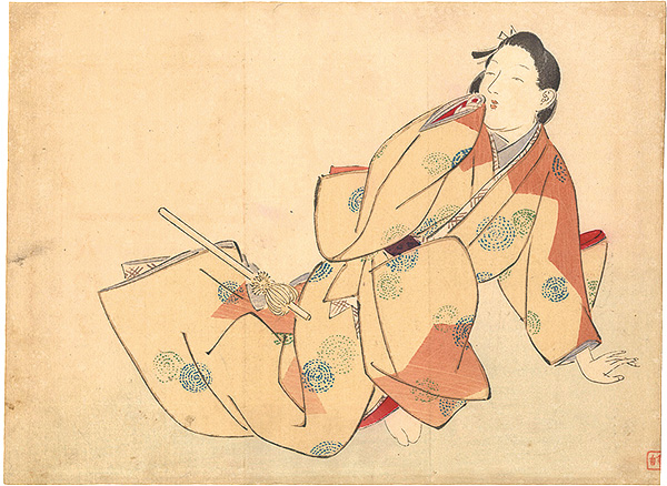 梶田半古「木版口絵」