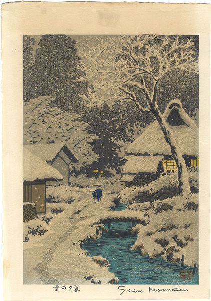 Kasamatsu Shiro “Snowy Dusk”