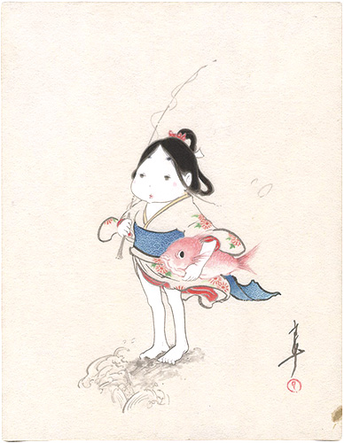 Shimazaki Ryohei “Sea ​​bream and Okame”