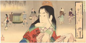 清親「花模様　享保」